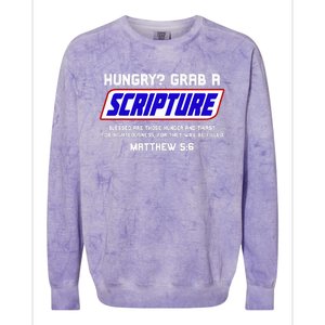 Scripture Gifts Bible Verse Famous Scriptures Quote Colorblast Crewneck Sweatshirt