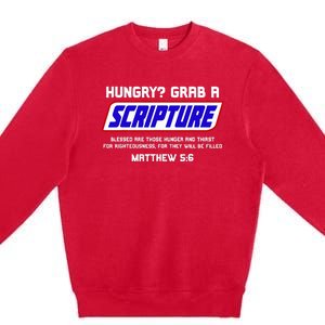 Scripture Gifts Bible Verse Famous Scriptures Quote Premium Crewneck Sweatshirt