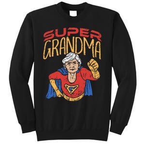 Super Grandma Best Grandma Grandmother Superhero Sweatshirt