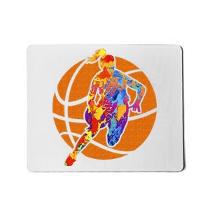 Sports Girls Basketball Player Basketball Graphic Mousepad