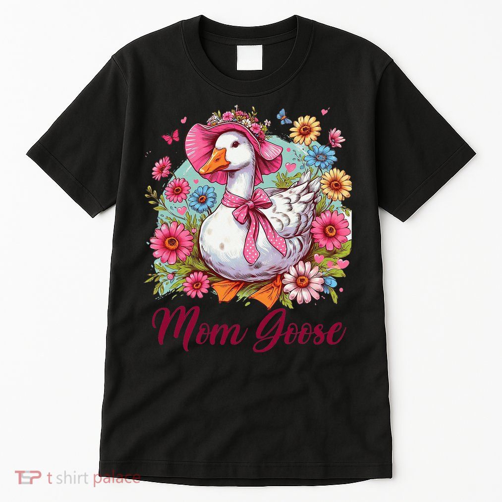 Silly Goose Blessed Mom Coquette Mothers Day Mom Goose Tall T-Shirt