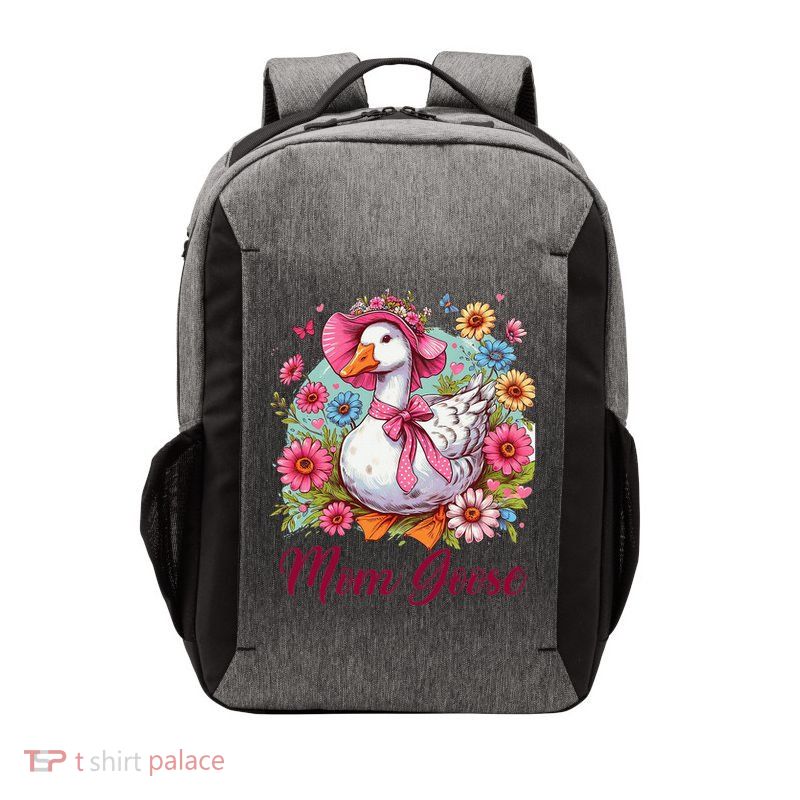 Silly Goose Blessed Mom Coquette Mothers Day Mom Goose Vector Backpack
