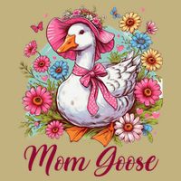 Silly Goose Blessed Mom Coquette Mothers Day Mom Goose Polo