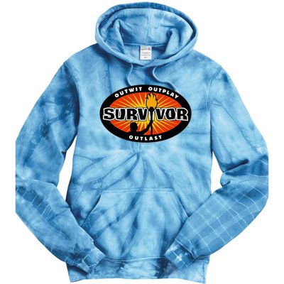 Survivor Gold Burst Tie Dye Hoodie