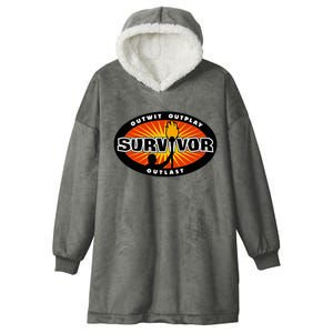 Survivor Gold Burst Hooded Wearable Blanket