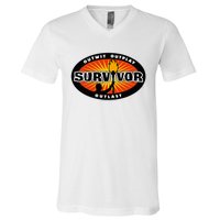 Survivor Gold Burst V-Neck T-Shirt