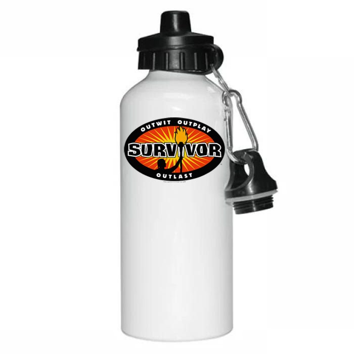 Survivor Gold Burst Aluminum Water Bottle