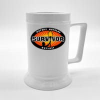 Survivor Gold Burst Beer Stein