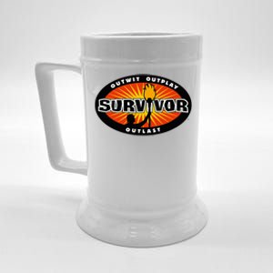 Survivor Gold Burst Beer Stein