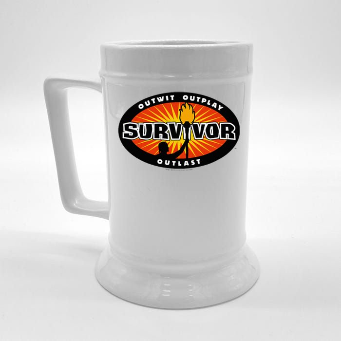 Survivor Gold Burst Beer Stein