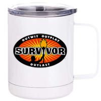 Survivor Gold Burst 12 oz Stainless Steel Tumbler Cup