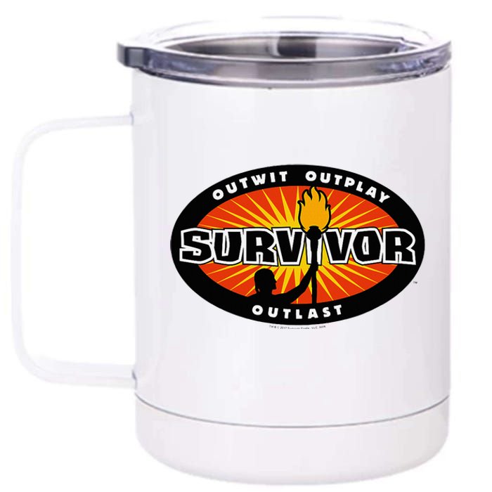 Survivor Gold Burst 12 oz Stainless Steel Tumbler Cup