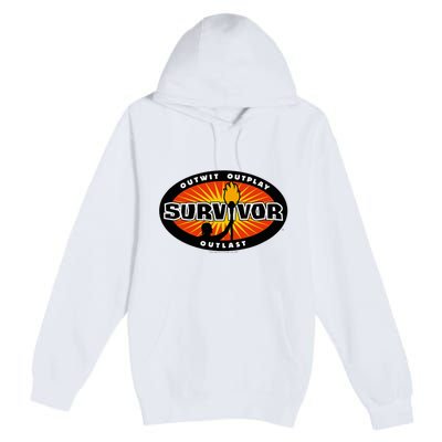 Survivor Gold Burst Premium Pullover Hoodie