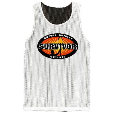 Survivor Gold Burst Mesh Reversible Basketball Jersey Tank