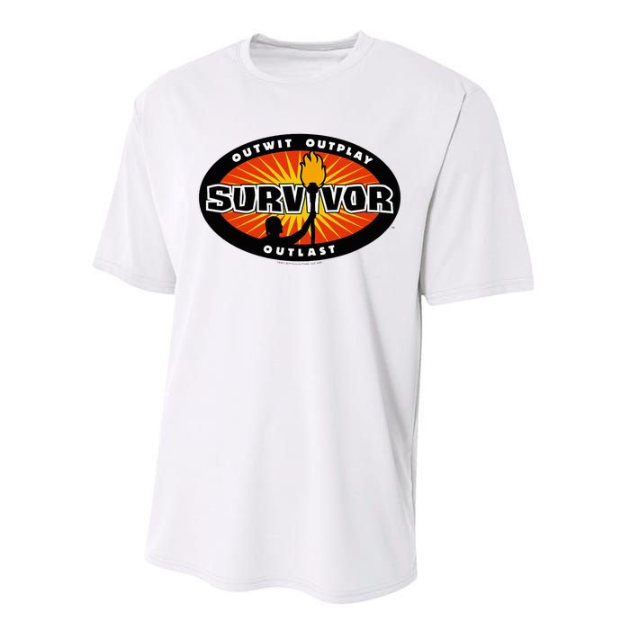 Survivor Gold Burst Performance Sprint T-Shirt