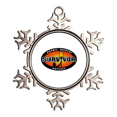 Survivor Gold Burst Metallic Star Ornament