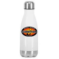 Survivor Gold Burst Stainless Steel Insulated Water Bottle