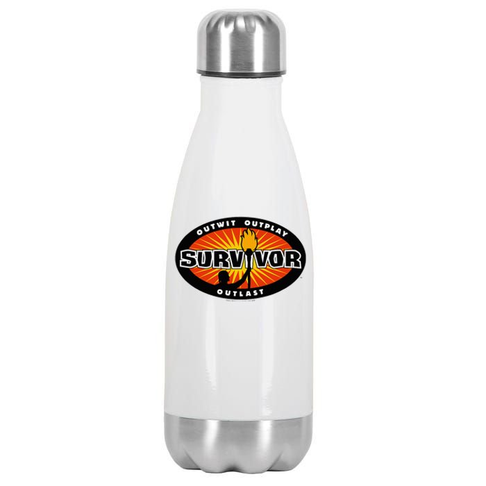 Survivor Gold Burst Stainless Steel Insulated Water Bottle