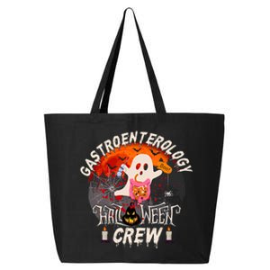 Spooky Gastroenterology Boo Crew Endoscopy Tech Halloween 25L Jumbo Tote