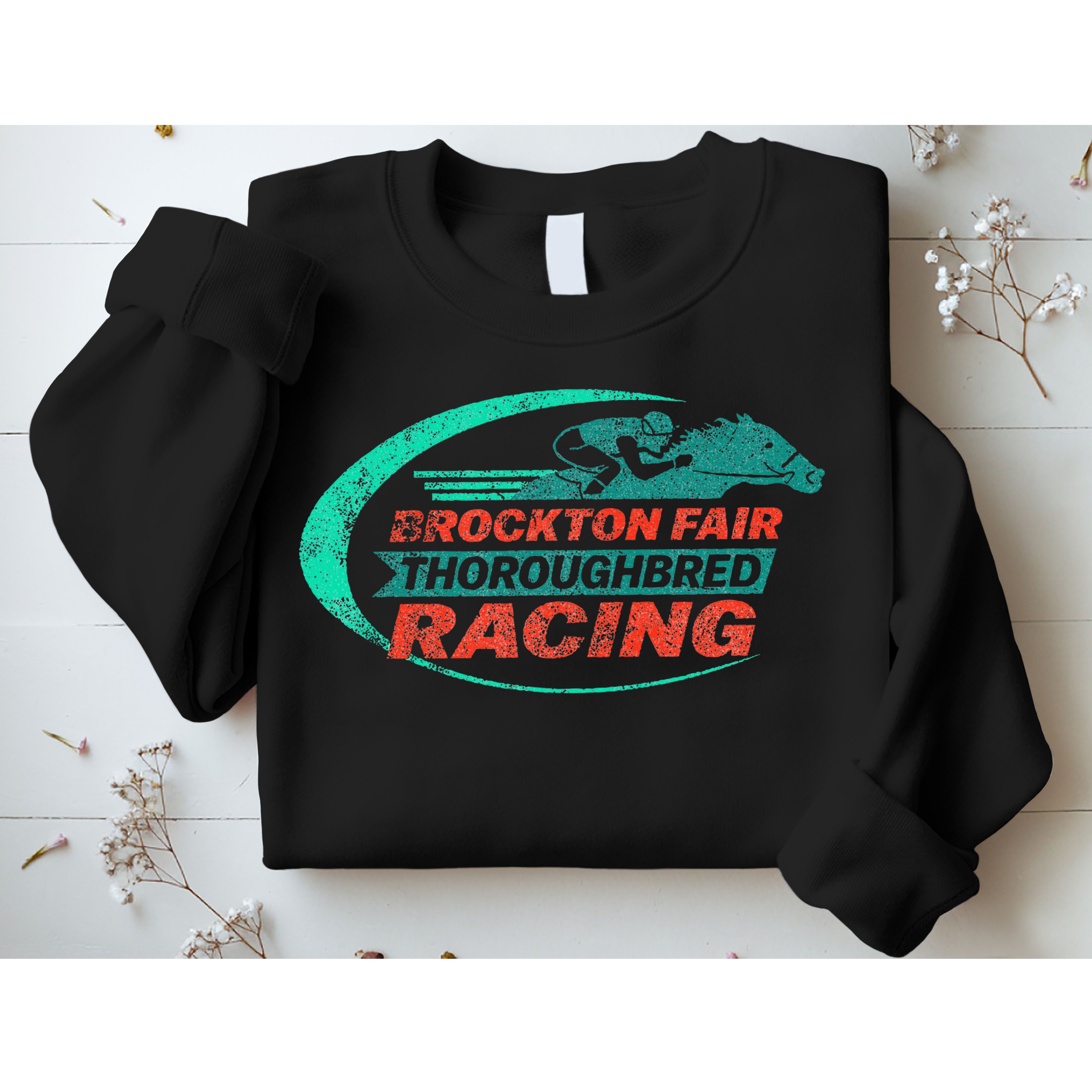S Graphic Brockton Fair Horse Racing Classic Sweatshirt