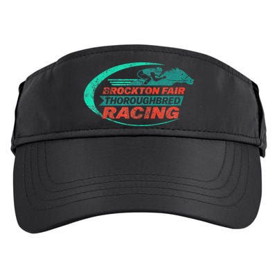 S Graphic Brockton Fair Horse Racing Classic Adult Drive Performance Visor