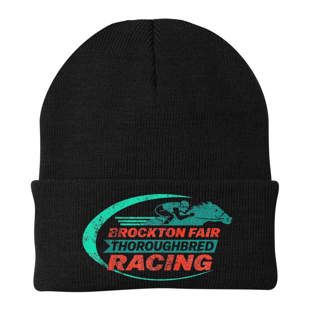 S Graphic Brockton Fair Horse Racing Classic Beanie