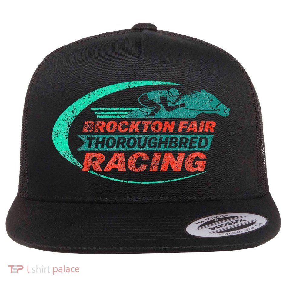 S Graphic Brockton Fair Horse Racing Classic Flatbill Hat