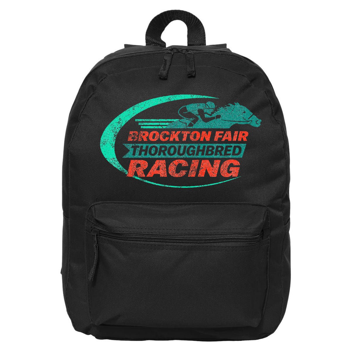 S Graphic Brockton Fair Horse Racing Classic 16 in Basic Backpack