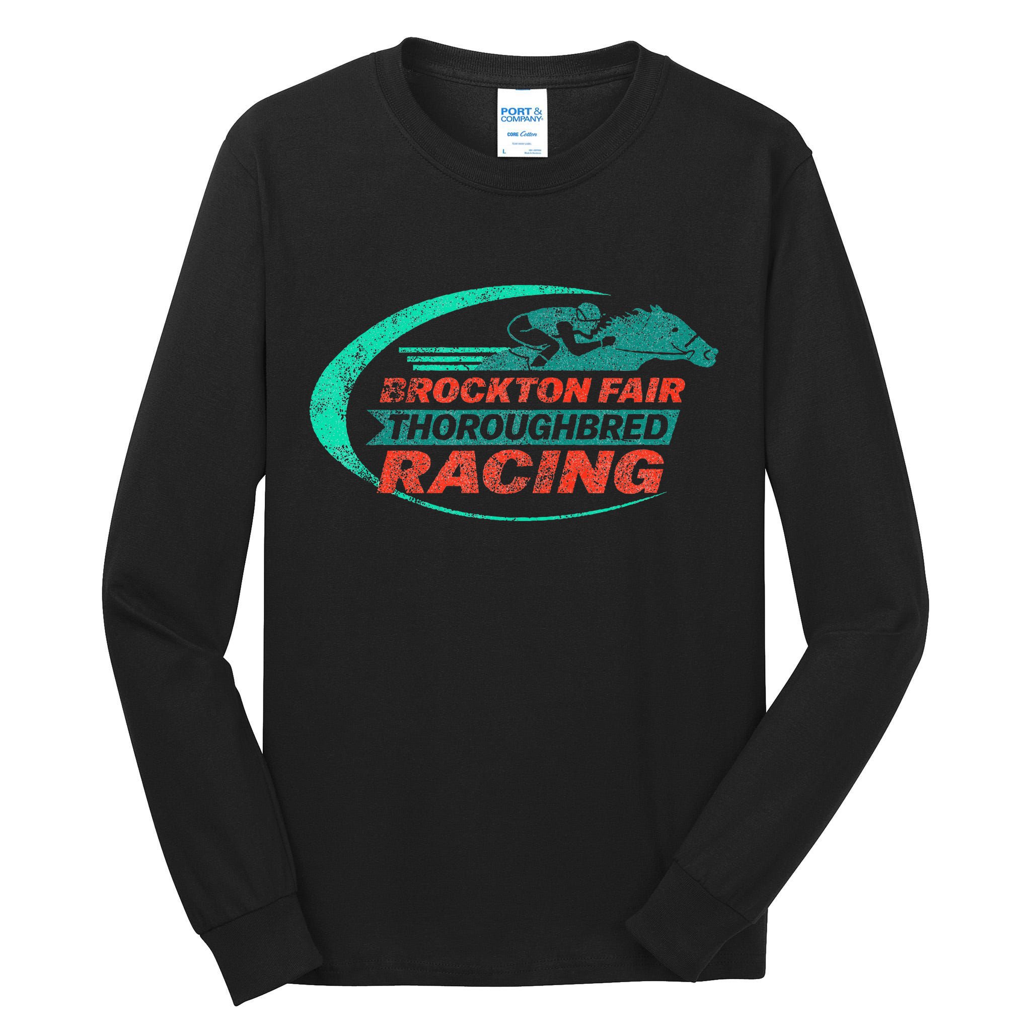S Graphic Brockton Fair Horse Racing Classic Tall Long Sleeve T-Shirt