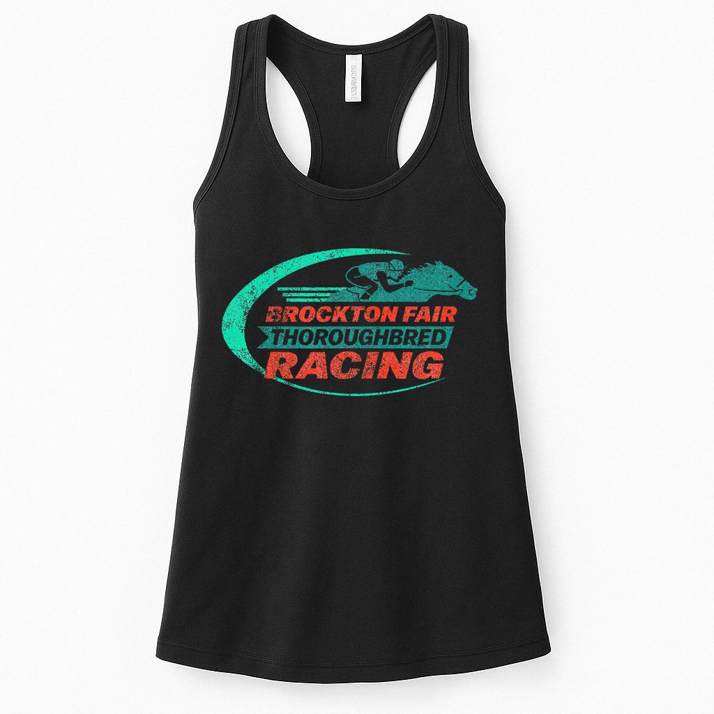S Graphic Brockton Fair Horse Racing Classic Womens Tank Top