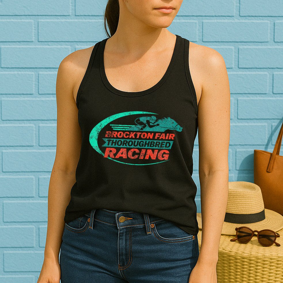 S Graphic Brockton Fair Horse Racing Classic Womens Tank Top