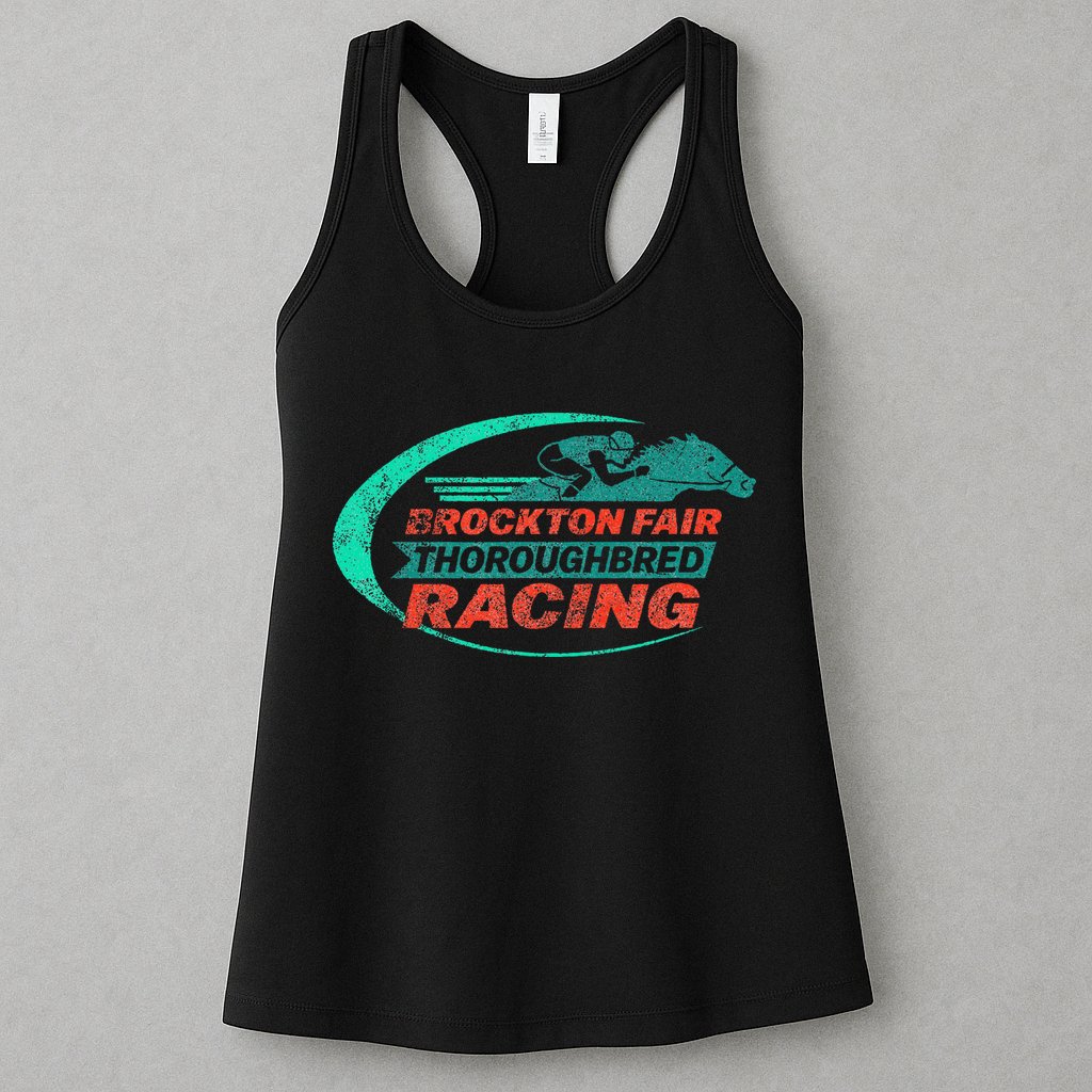 S Graphic Brockton Fair Horse Racing Classic Womens Tank Top