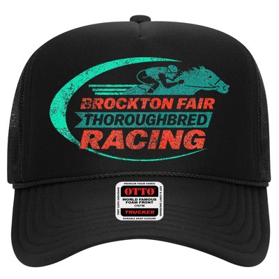 S Graphic Brockton Fair Horse Racing Classic Trucker Hat