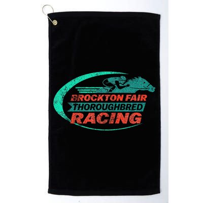 S Graphic Brockton Fair Horse Racing Classic Golf Towel