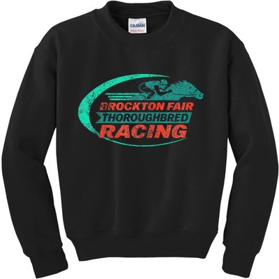 S Graphic Brockton Fair Horse Racing Classic Kids Sweatshirt