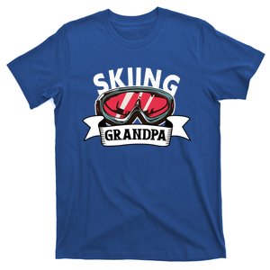 Skiing Grandpa Cool Gift Snow Sport Funny Grandpa Ski Skiing Funny Gift T-Shirt