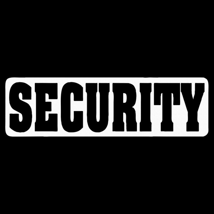 Security Guard Costume Security Officer  Cooling Performance Crew T-Shirt