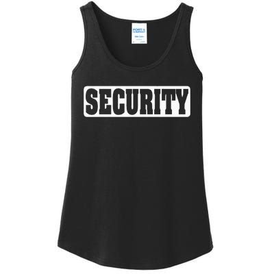 Security Guard Costume Security Officer  Ladies Essential Tank