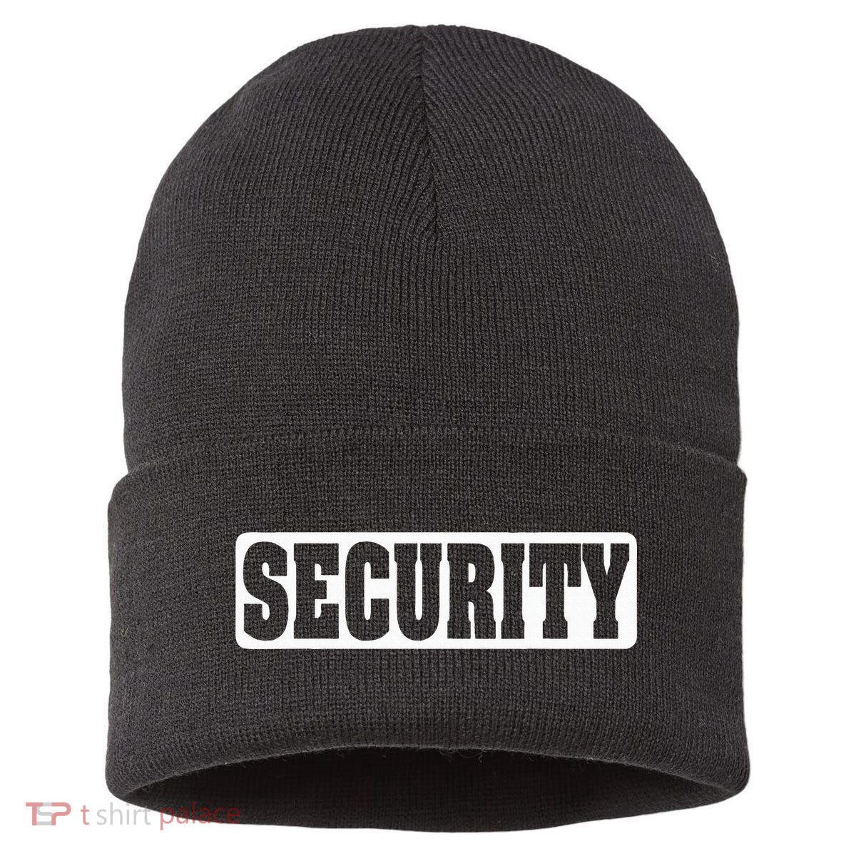 Security Guard Costume Security Officer  Sustainable Knit Beanie