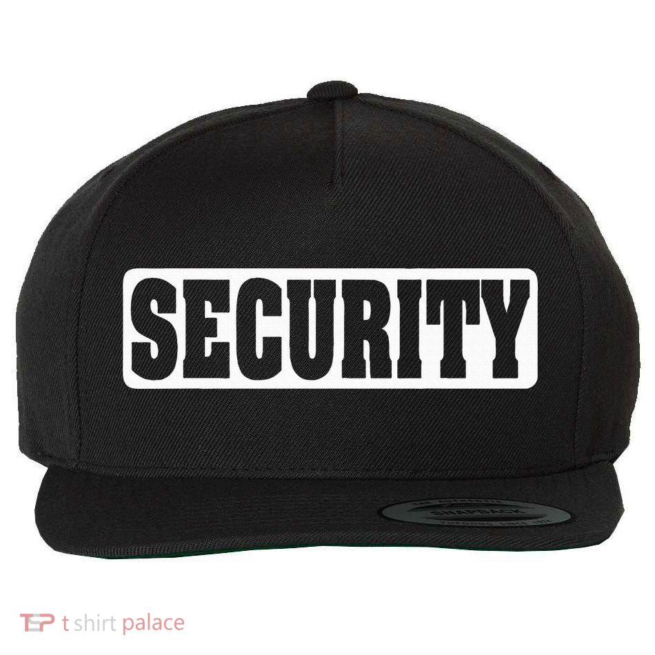 Security Guard Costume Security Officer  Wool Snapback Cap