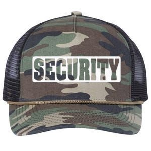 Security Guard Costume Security Officer  Retro Rope Trucker Hat Cap