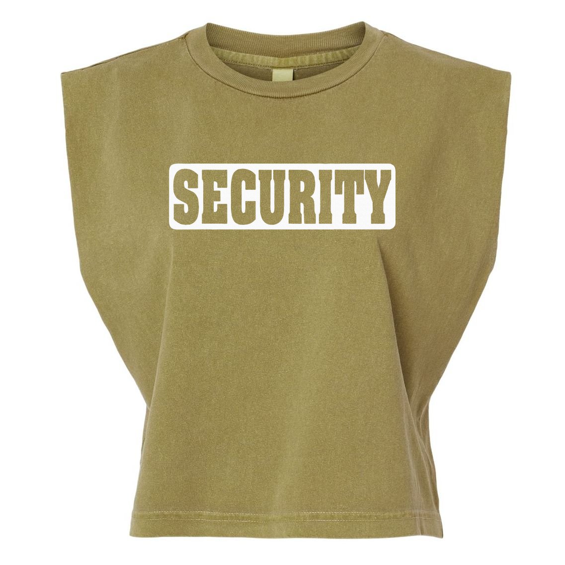 Security Guard Costume Security Officer  Garment-Dyed Women's Muscle Tee