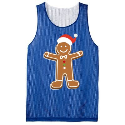 Santa Gingerbread Cookie Cute Funny Gift Mesh Reversible Basketball Jersey Tank