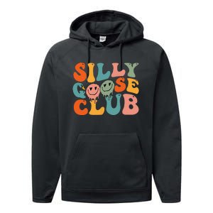 Silly Goose Club Silly Goose Meme Smile Face Trendy Costume Performance Fleece Hoodie