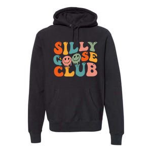 Silly Goose Club Silly Goose Meme Smile Face Trendy Costume Premium Hoodie