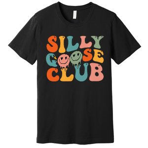 Silly Goose Club Silly Goose Meme Smile Face Trendy Costume Premium T-Shirt