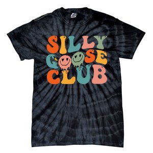 Silly Goose Club Silly Goose Meme Smile Face Trendy Costume Tie-Dye T-Shirt