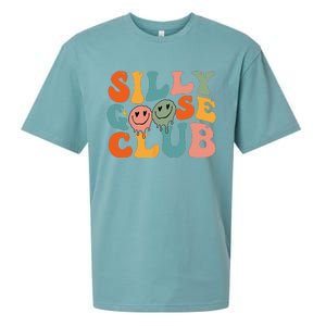 Silly Goose Club Silly Goose Meme Smile Face Trendy Costume Sueded Cloud Jersey T-Shirt