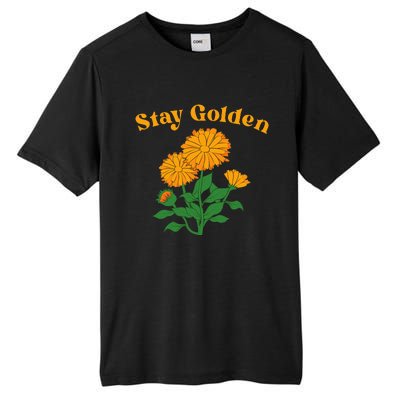 Stay Golden Cute Marigold Flowers Tall Fusion ChromaSoft Performance T-Shirt