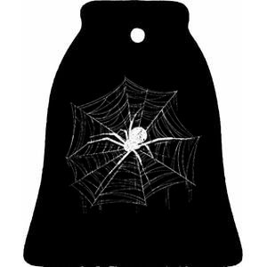 Spider Gift Costume Bird Spider Terrarium Spider Web Ceramic Bell Ornament